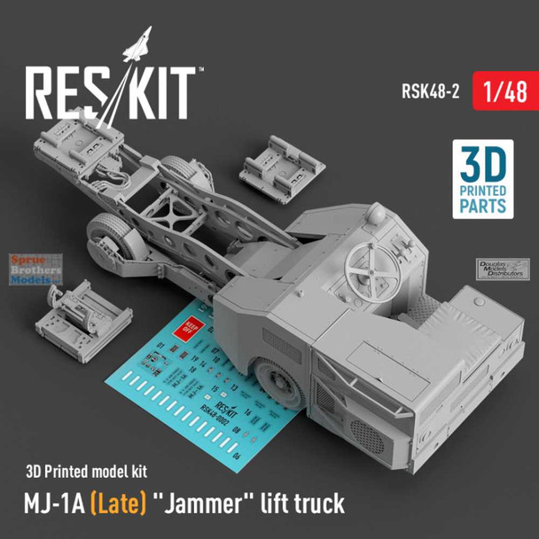 RESRSK480002RSK 1:48 ResKit MJ-1A (late) 'Jammer' Lift Truck