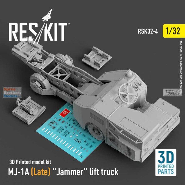 RESRSK320004RSK 1:32 ResKit MJ-1A (late) 'Jammer' Lift Truck
