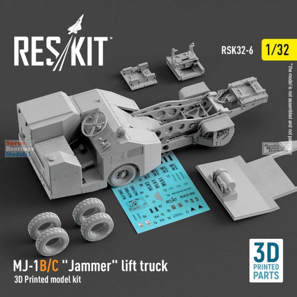 RESRSK320006RSK 1:32 ResKit MJ-1B/C 'Jammer' Lift Truck