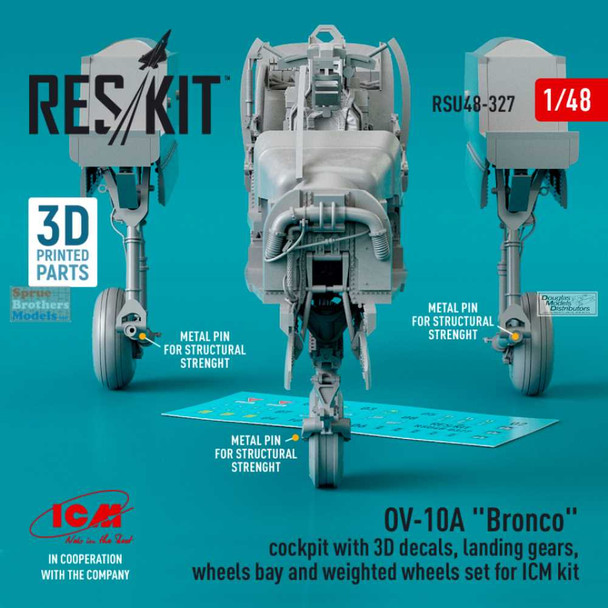 RESRSU480327U 1:48 ResKit OV-10A Bronco Super Detail Set (ICM kit)