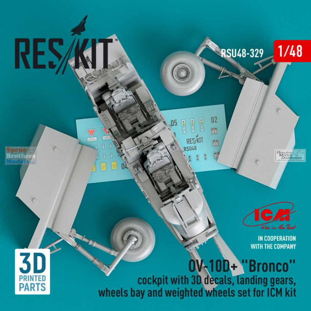 RESRSU480329U 1:48 ResKit OV-10D+ Bronco Super Detail Set (ICM kit)