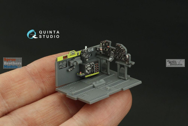QTSQD48443 1:48 Quinta Studio Interior 3D Decal - P-47B Thunderbolt (DRW kit)