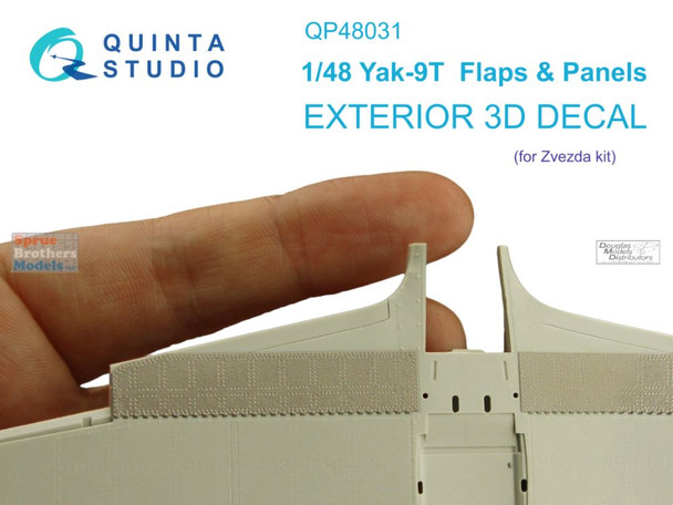 QTSQP48031 1:48 Quinta Studio 3D Decal - Yak-9T Flaps & Panels (ZVE kit)