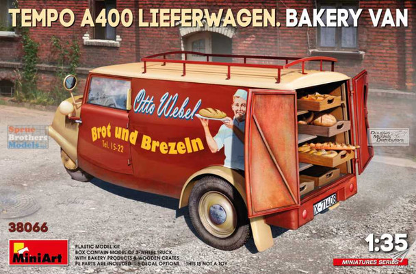 MIA38066 1:35 Miniart Tempo A400 Lieferwagen Bakery Van