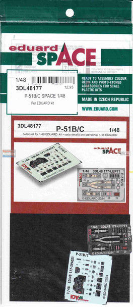 EDU3DL48177 1:48 Eduard SPACE - P-51B P-51C Mustang (EDU kit)