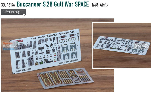 EDU3DL48176 1:48 Eduard SPACE - Buccaneer S.2B Gulf War (AFX kit)