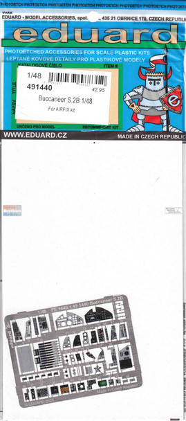 EDU491440 1:48 Eduard Color PE - Buccaneer S.2B Detail Set (AFX kit)