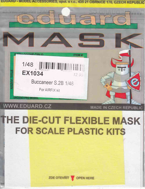 EDUEX1034 1:48 Eduard Mask - S.2B Buccaneer (AFX kit)