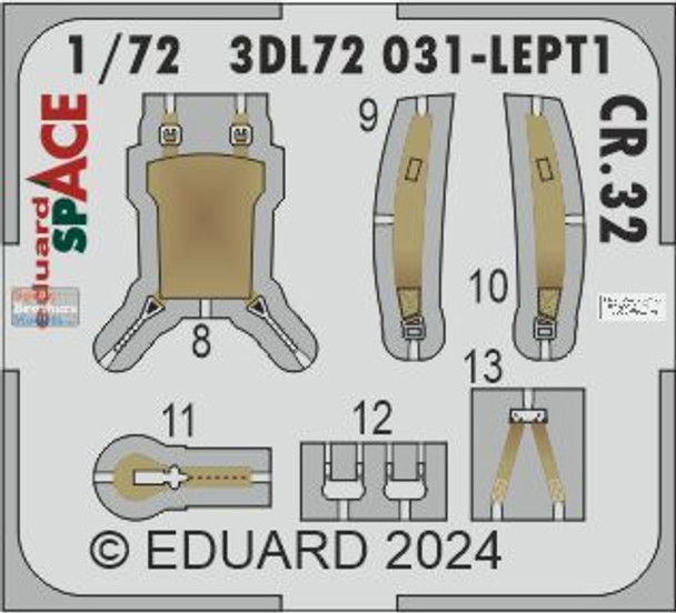 EDU3DL72031 1:72 Eduard SPACE - CR.32 Freccia (ITA kit)
