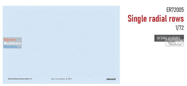 EDUER72005 1:72 Eduard Single Radial Rows