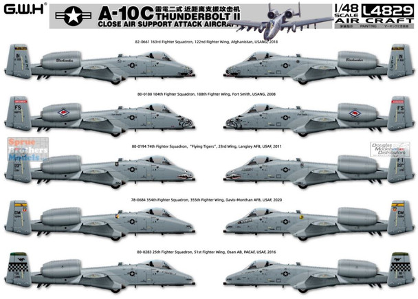 LNRL4829 1:48 Great Wall Hobby A-10C Thunderbolt II