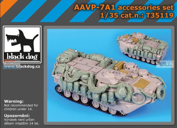 BLDT35119T 1:35 Black Dog AAVP-7A1 Stowage Accessories Set (HBS kit)