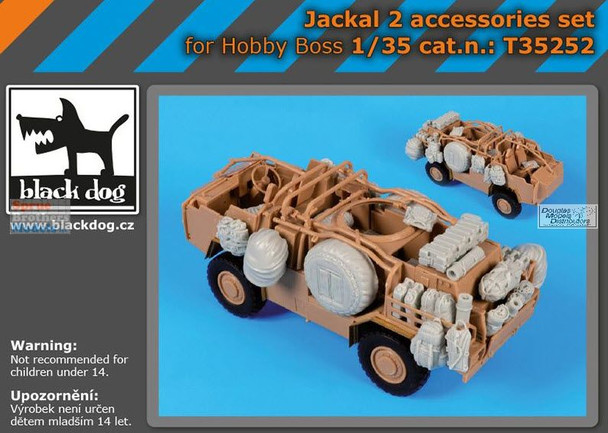 BLDT35252T 1:35 Black Dog Jackal 2 Stowage Accessories Set (HBS kit)