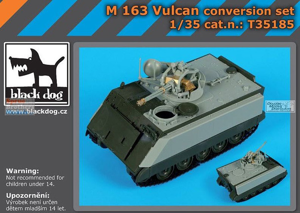 BLDT35185T 1:35 Black Dog M163 Vulcan Conversion Set (ACA kit)