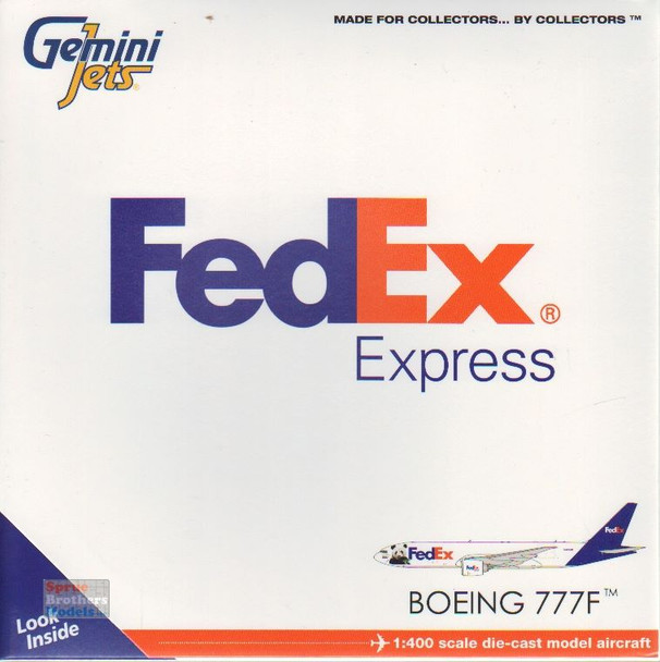 GEMGJ2263 1:400 Gemini Jets FedEx B777F Reg #N886FD 'FedEx Panda Express' (pre-painted/pre-built)