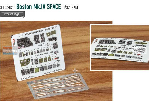 EDU3DL32025 1:32 Eduard SPACE - Boston Mk.IV (HKM kit)