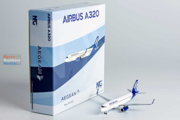 NGM15041 1:400 NG Model Aegean Airlines Airbus A320-200 Reg #SX-DGZ (pre-painted/pre-built)