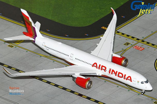 GEMGJ2254 1:400 Gemini Jets Air India Airbus A350-900 Reg #VT-JRH (pre-painted/pre-built)