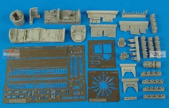 ARS7007 1:72 Aires TBF/TBM-1C Avenger Detail Set (HAS kit) - Sprue