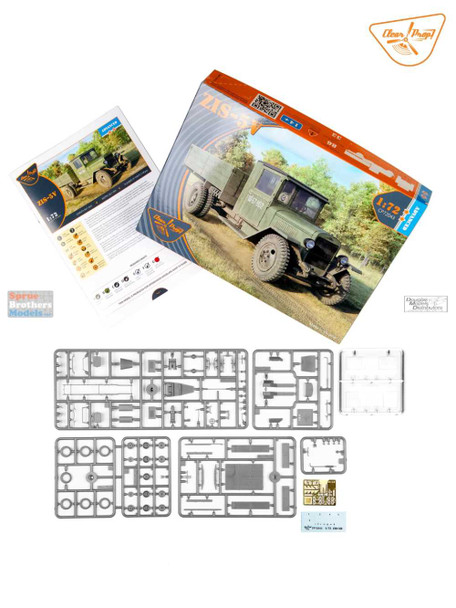 CLPCP72043 1:72 Clear Prop Models ZIS-5V Truck