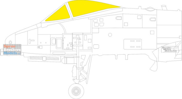 EDUEX1050 1:48 Eduard Mask - A-10C Thunderbolt II TFACE (GWH kit)