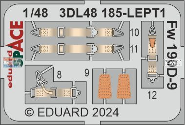 EDU3DL48185 1:48 Eduard SPACE - Fw190D-9 (EDU kit) - Sprue