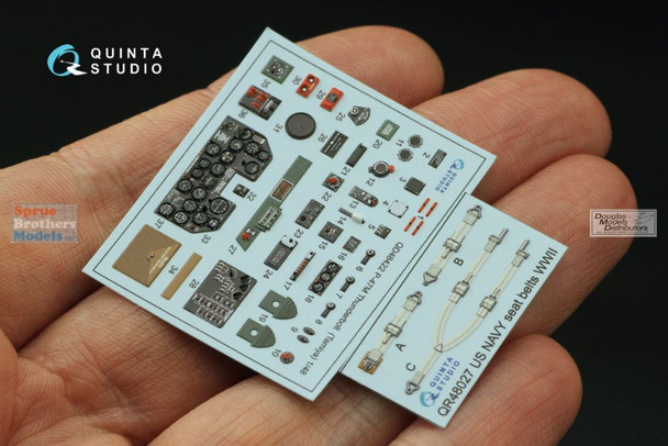QTSQD48422 1:48 Quinta Studio Interior 3D Decal - P-47M Thunderbolt (TAM kit)