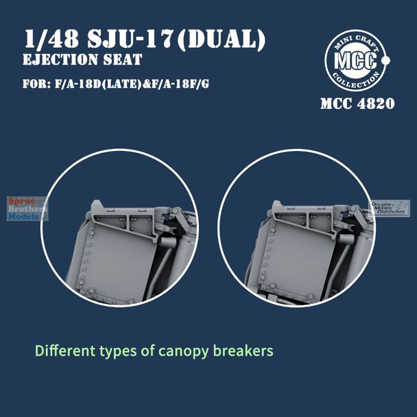 MCC48020 1:48 Mini Craft Collection SJU-17 Ejection Seat Set (for F-18D Late & F-18F EA-18G)