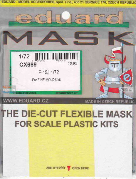 EDUCX669 1:72 Eduard Mask - F-15J Eagle (FNM kit)
