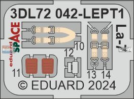 EDU3DL72042 1:72 Eduard SPACE - La-7 (EDU kit) - Sprue Brothers