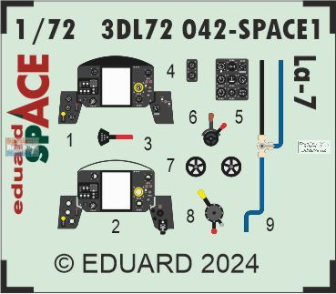 EDU3DL72042 1:72 Eduard SPACE - La-7 (EDU kit) - Sprue Brothers