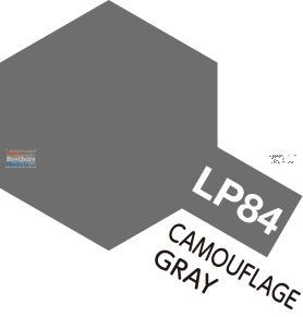 TAM82184 Tamiya Lacquer Paint LP-84 Camouflage Gray 10ml (1/3 fl
