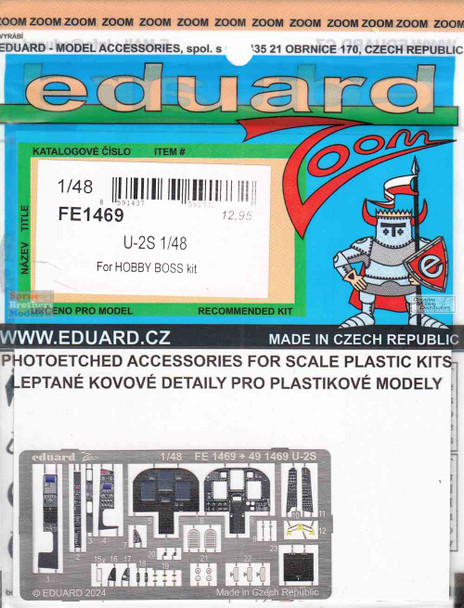 EDUFE1469 1:48 Eduard Color Zoom PE - U-2S Dragon Lady (HBS kit)