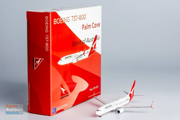 NGM58237 1:400 NG Model Qantas B737-800 Reg #VH-VZV (pre-painted/pre-built)