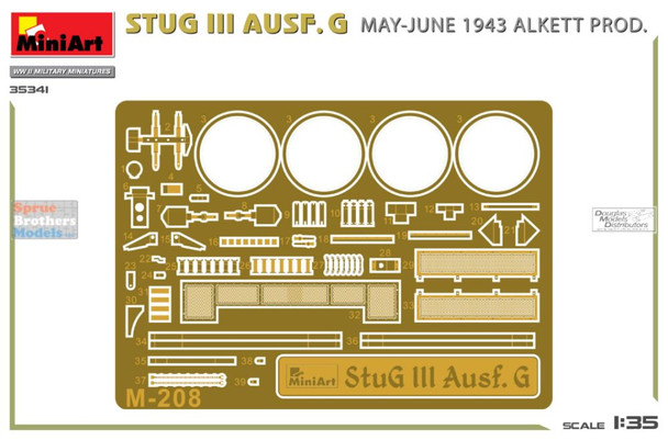 MIA35341 1:35 Miniart STuG.III Ausf.G May-June 1943 Alkett Prod