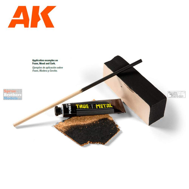 AKI000465 AK Interactive True Metal - Pure Black