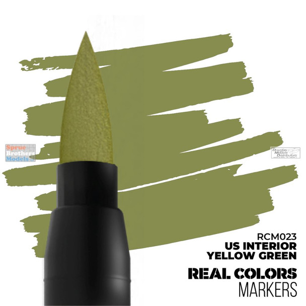 AKIRCM0023 AK Interactive Real Color Marker - US Interior Yellow Green