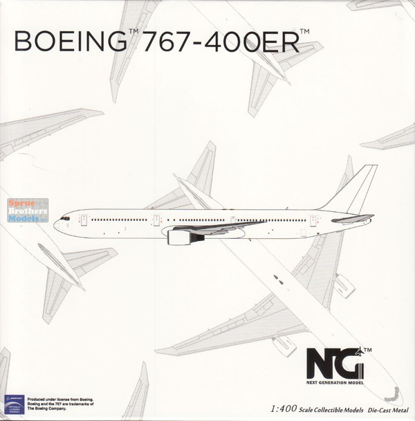 NGM18000 1:400 NG Model Blank B767-400ER (pre-painted/pre-built)