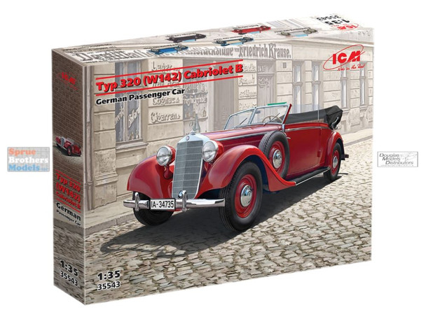 ICM35543 1:35 ICM Typ 320 (W142) Cabriolet B German Passenger Car