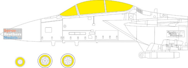 EDUCX675 1:72 Eduard Mask - F-15D Eagle (FNM kit)
