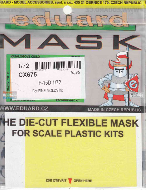 EDUCX675 1:72 Eduard Mask - F-15D Eagle (FNM kit)