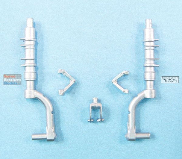 SAC35016 1:35 Scale Aircraft Conversions - B5N2 Type 97 Kate Landing Gear (BDM kit)