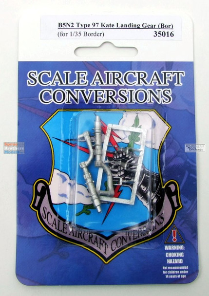 SAC35016 1:35 Scale Aircraft Conversions - B5N2 Type 97 Kate Landing Gear (BDM kit)