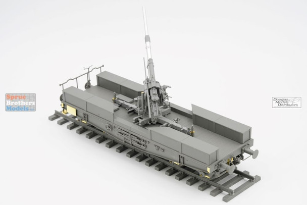 BDMBT044 1:35 Border Model German 88mm Flak 36 with SSys Wagon