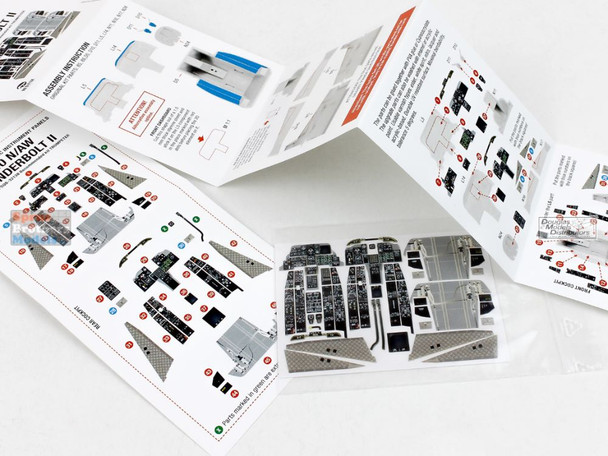 RFSQS32138 1:32 Red Fox Studio Instrument Panels - A-10A N/AW Thunderbolt II (TRP kit)
