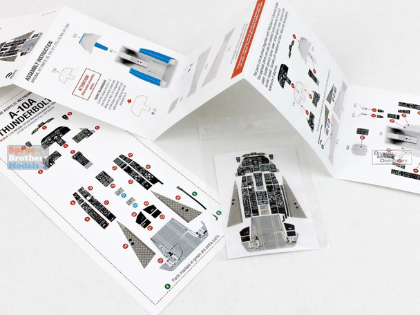 RFSQS32143 1:32 Red Fox Studio Instrument Panels - A-10A Thunderbolt II (TRP kit)