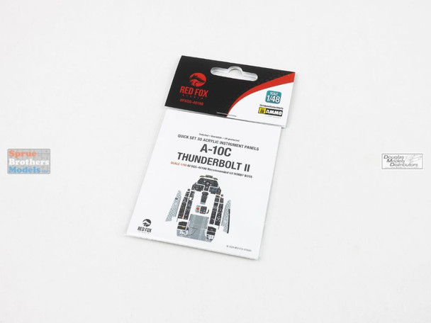 RFSQS48198 1:48 Red Fox Studio Instrument Panels - A-10C Thunderbolt II (HBS kit)