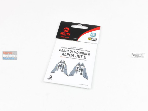 RFSQS48205 1:48 Red Fox Studio Instrument Panels - Alpha Jet E (KIN kit)