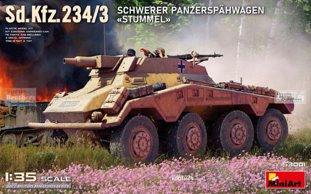 MIA53001 1:35 Miniart Sd.Kfz.234/3 Schwerer Panzerspahwagen