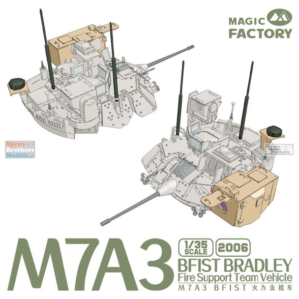 MGF2006 1:35 Magic Factory M7A3 B-FIST Bradley Fire Support Team Vehicle